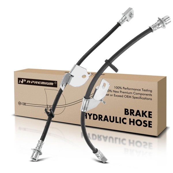 A-Premium Front Driver and Passenger Brake Hydraulic Hose Compatible with
