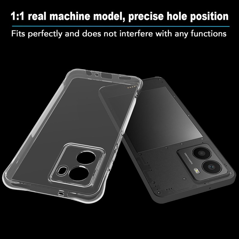 USTIYA Case for HMD Fusion 5G Clear TPU Four Corners