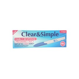 Clear And Simple 6 Days Early Ultra Sensitive Pregnany Test Stick