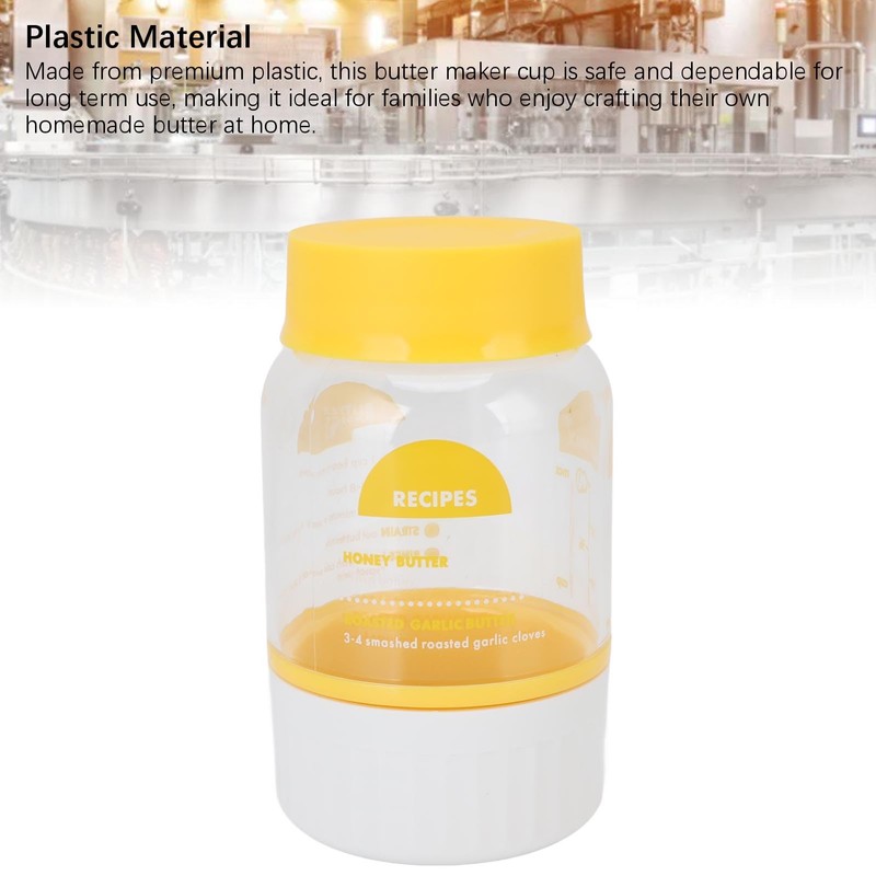 Buttercup Butter Maker, Multifunctional Cream Separator Butter Making Bottle, Create