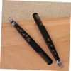 Baluue 2pcs Dual-use Eyebrow Trimmer Tweezers Makeup Accessories for Precision