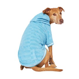 Canada Pooch Blue Beach Bum Dog Towel Hoodie, X-Large