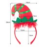 Kirei Sui Kids Christmas Elf Hat Headband Costume Red