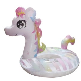 KAKOLOPT Pool Inflatables for Kids, Unicorn Swim Ring Pool Floats Swimming Pool Toys for Children, Unicorn Swim Ring for Boys Girls Summer Beach Water Party Toys Toddlers 4-8 Years (White)