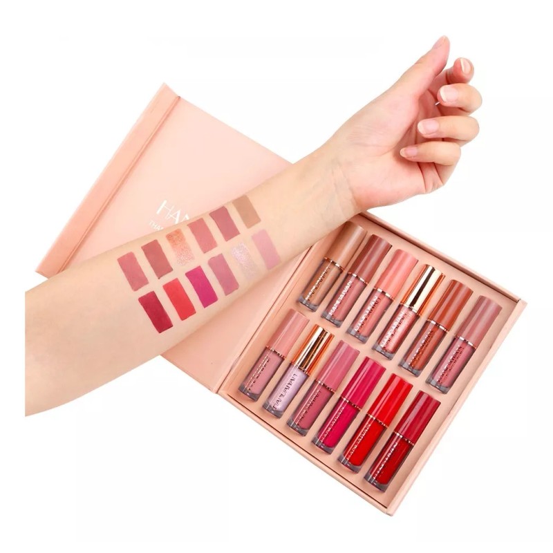 Handaiyan 12 Colores Labiales Mate Larga Duracion Pintalabio Regalo
