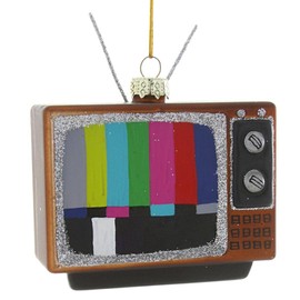 Cody Foster & Co - Vintage Television Blown Glass Ornament