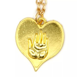 Jojo's Bizarre Adventure 1" Necklace - JOTARO KUJO'S HEART New (Anime Charm)