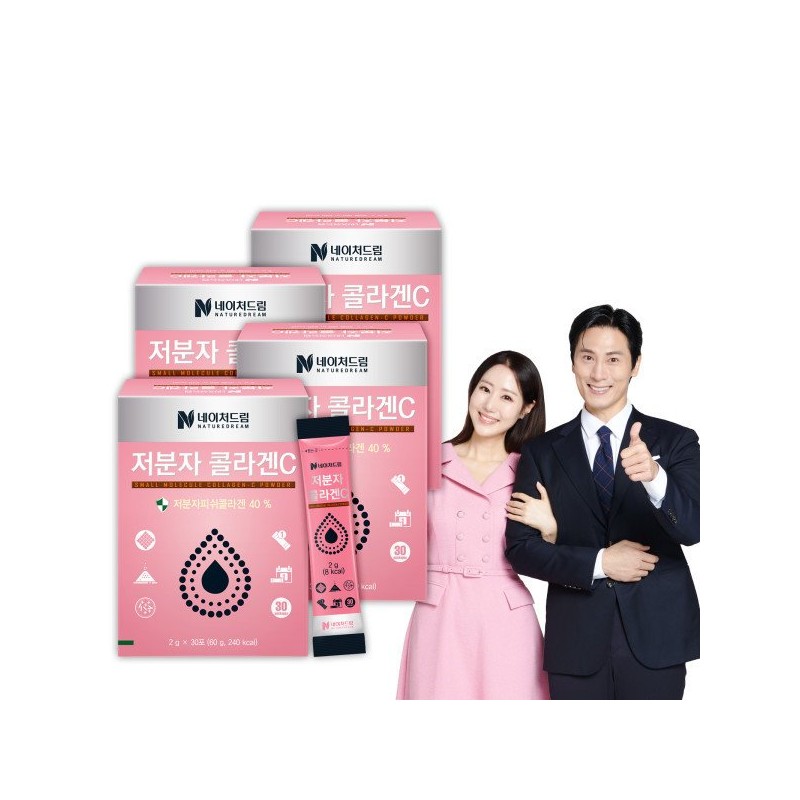 Nature Dream 저분자 콜라겐C 2g 30포 4박스 Low Molecular Collagen