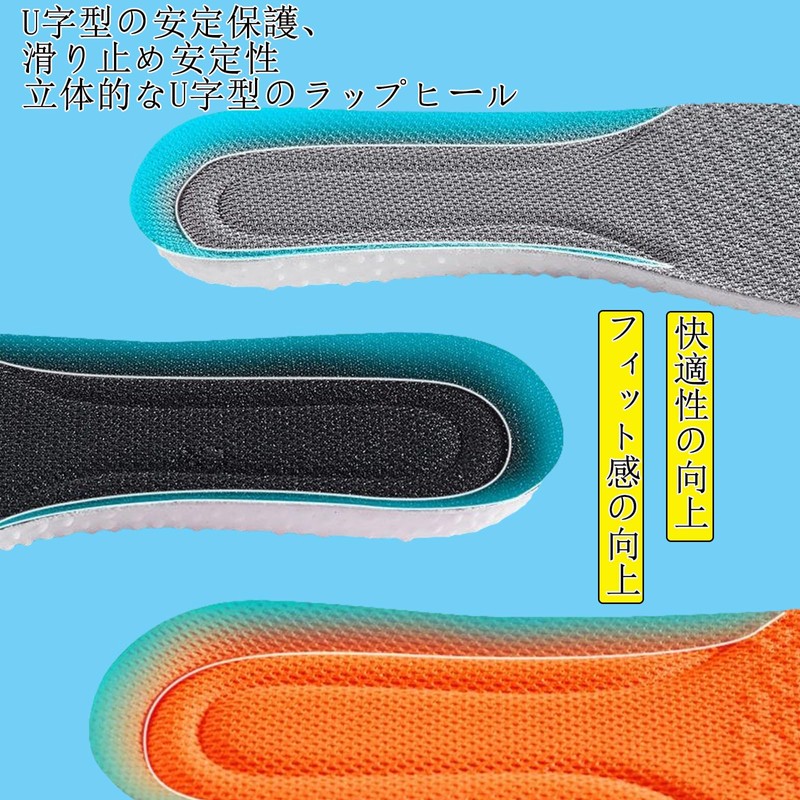 YONZO Insole, Anti-Fatigue, Shock Absorption, Standing Work, Antibacterial, Deodorizing, Ultra