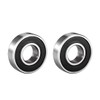 sourcing map 6001-2RS Double Sealed Ball Bearings 12 mm x