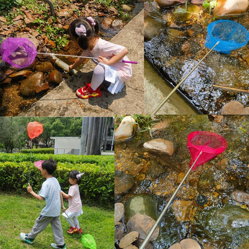 2 Pack Telescopic Butterfly Nets - Great for Catching Insects
