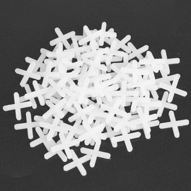 2000 Piezas de Espaciadores de Azulejos de 3mm de Nivelación de Herramientas de Mosaico de Plástico Cruzado Reutilizable para Espaciar Azulejos de Piso o Pared Nivelación de