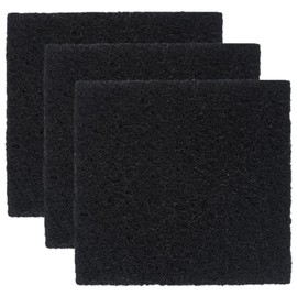 Pack of 3 Activated Carbon Filter Cat Litter Tray, 10.5 x 11.5 x 0.5 cm Cat Litter Tray Filter, Carbon Filter Cat Litter Tray, for Closed Cat Litter Tray, Odour Neutraliser, Replacement Filter