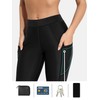 ATTRACO Womens Swim Pants with Pockets Long Swim Leggings High