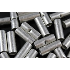 Install Bay 4 GAUGE 2 PK UNINSULATED NON INSULATED BUTT CONNECTOR CRIMP TERMINAL WIRE UBC4