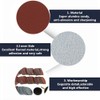 Keyohome 300 Pcs Sanding Discs Pads, 50mm/2Inch Hook and Loop