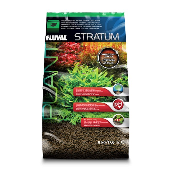 Fluval Plant and Shrimp Stratum, For Fish Tanks, 17.6 lbs., 12695