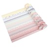 LGEGE 20 Rolls Basic Graphic Washi Tape Set, 10 mm