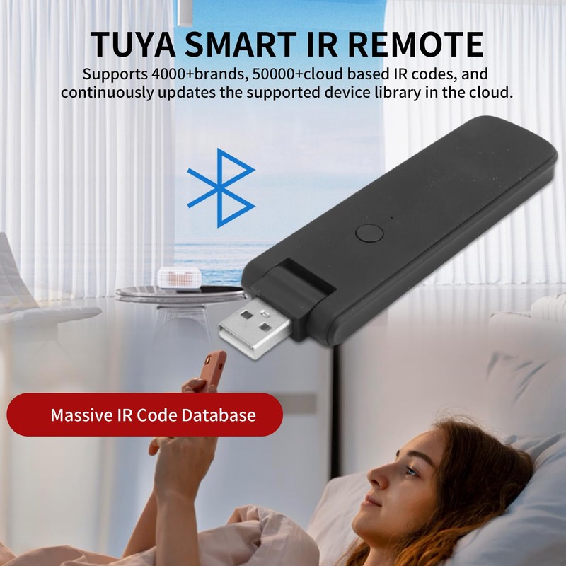 Aswalling Tuya Smart IR Remote Control WiFi USB Power Smart