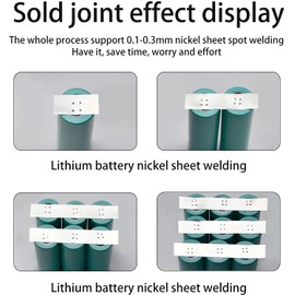 Spot Welder Control Board, 6 Gear Adjustable Spot Welding Machine Lithium Battery Control Board Kit DIY 18650/26650 Batteries, Portable Mini Handheld Welder, Spot Welder PCB Circuit Board (100-900A)