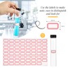 Cadbibe 50ml Clear Glass Vials with Screw Caps and Plastic