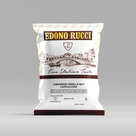 Edono Rucci Cinnamon Vanilla Nut Powdered Cappuccino Mix, 2lb Bag