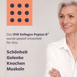 ove Collagen B+ Bovine Collagen Peptan B from the Purest Sources, 50 Daily Doses, Halal, Kosher, GMO-free, Collagen Hydrolysate, Powder 500 g