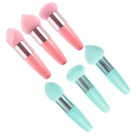Ipetboom 6pcs Portable Makeup Sponges Makeup Puff Pens for Foundation Powder Blush