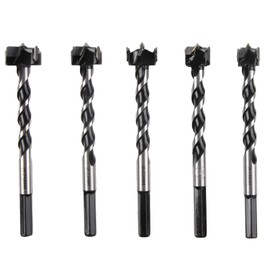 KEWAYO Forstner Drill Bit 1/4 Inch Hex Shank Extended Tungsten Carbide Tip Twist Forstner Drill Bit 16-25 mm for Wood