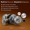Copper Creek Colonial Entry Door Knob – Keyed Entry Handle