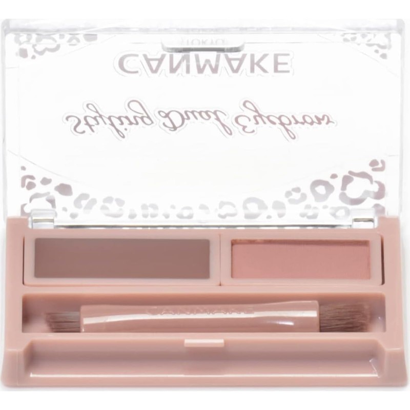 Canmake Styling Dual Eyebrow 03 Rose Fog Wax Base x