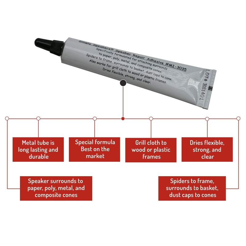 Infinity Speaker Foam Edge Repair Kit, 8" Infinity RS-3000, RS-4000,