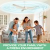 LINXIU 10 Pack Ceiling Fan Filters for Blades Coconut Carbon
