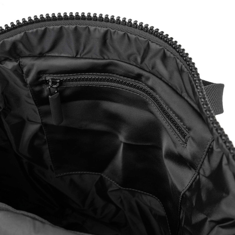 ROKA London All Black Camden P Medium Recycled Nylon Rolltop
