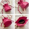 NICE SELECTION Women's Mini Shoulder Bag, Drawstring Bag, Smaller, Lightweight,