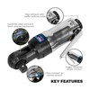 Sealey Sa231 Air Ratchet Wrench 3/8Sq Drive Super Stubby