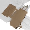 2Pcs Tactical Radio Pouch Holster, for AN/PRC148.152.163,Side Expansion with Hook