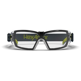 HexArmor MX200G Clear Anti Fog Spoggle Safety Glasses with Foam Gasket