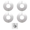 TTQiAnJ 4 Pieces Split Rosettes Pipe Collar, Split Wall Flanges,