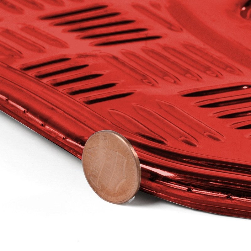 BDK Metallic Chrome Car Floor Mats All-Weather Universal Fit Automotive