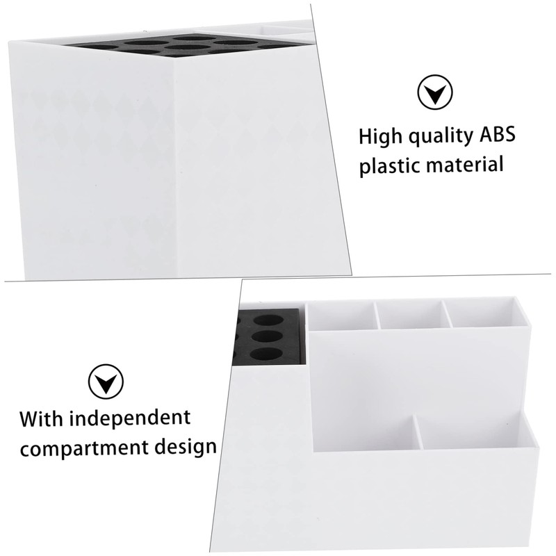 Baluue Hair Styling Tools Storage Box 10-Piece Scissors Holder for
