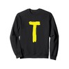 Creative Bold Yellow Letter T - Design Alphabet - Marker