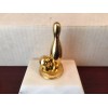 Bowling Pin and Ball Trophy Trim - Gold