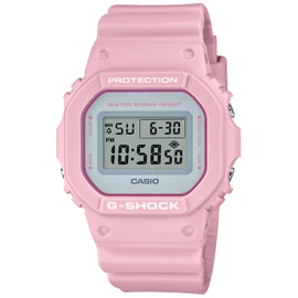 Casio G-Shock DW-5600 Series Wristwatch, Limited Model / Spring Color Series (Pink), Spring Color Series Watch