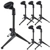 Yoiemivy 6 Pack Desktop Mic Stand Desk, Microphone Tripod Portable
