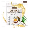 Gwynne Vitamina D3 10.000ui K2 Mk-7 200mcg,2 En 1 Aceite