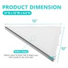 Qeke 2 Pack Bathroom Corner Shelf, Recessed 12" Corner Shower
