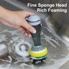 CQT Dish Brush with Soap Dispenser for Dishes, Kitchen Sink,
