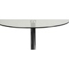 Flash Furniture 31.5'' Round Glass Table with 29''H Chrome Base