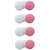 Smanzu 4 Pack Contact lens case Bulk Contact Lens Soak